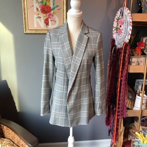 H&M Plaid Jacket  - Picture 1 of 4